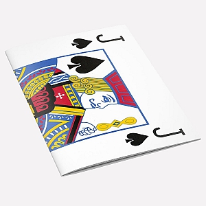 The Knave of Spades A6 Notebook