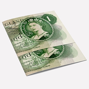 One Pound Note Notebook
